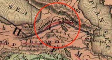 Magog close to Meshech and Tubal